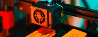 Red/Orange 3D Printer