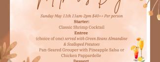 Mother's Day brunch event graphic