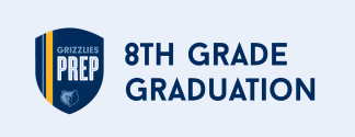 Memphis Grizzlies Preparatory Charter School 8th Grade Graduation Graphic