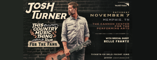 Josh Turner concert graphic
