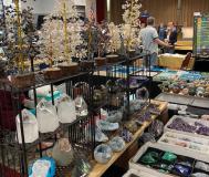 Photo of rocks and crystals on display for sale