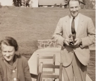 man and woman standing side by side