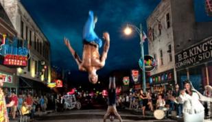 World-Famous Beale Street Flippers. Photo by Phillip Parker. Photo