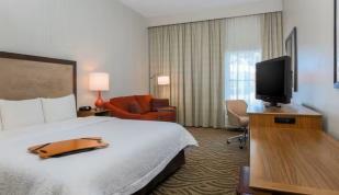 King Bedroom Hampton Inn - Hilton Photo