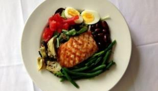 Beautiful salad at The Majestic Grille. Photo by Memphis Convention & Visitors Bureau Photo