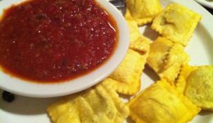 Toasted Ravioli from Pete & Sam's. Photo by Kerry Crawford. Photo