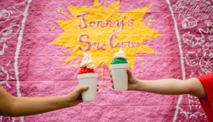 Jerry's Sno Cones - Cordova location.  Photo