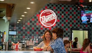 Kids and family at Dyer's Hamburgers  Photo