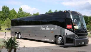 Vonlane luxury bus. Now offering daily services from Memphis to Nashville.  Photo