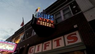 Blues City Gift Shop on Beale Street. Photo by Dan Ball. Photo