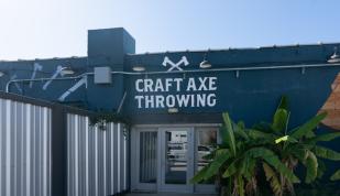 Craft Axe Throwing Exterior - Julian Harper Photo