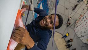 Climber Smiling Photo