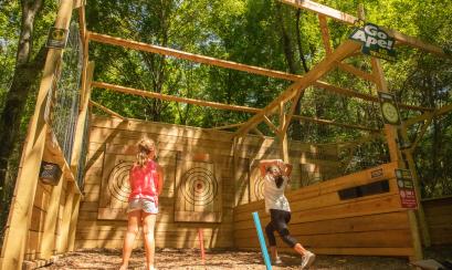 Outdoor Axe Throwing with Go Ape at Shelby Farms Park