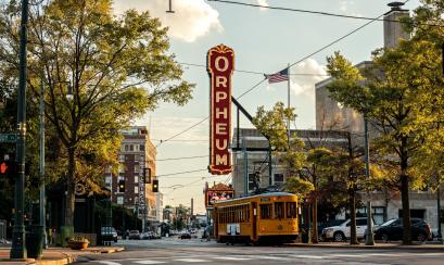 Orpheum Theatre Sign on Main St. | Phillip Va Zandt