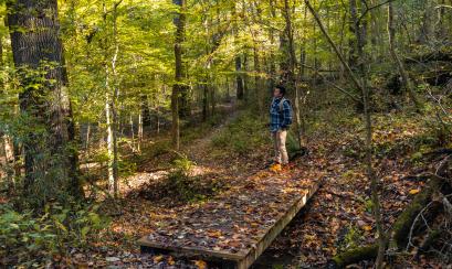 Hiking trail at Shelby Forest State Park near Memphis | Connor Ryan