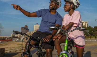Bikers on the River