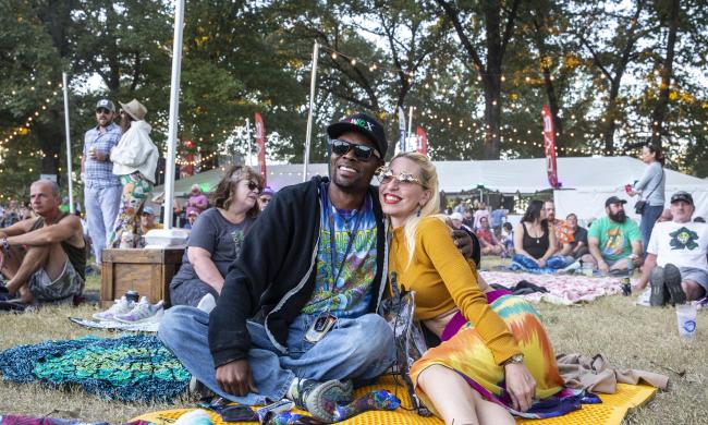 Couple at Mempho Music Festival