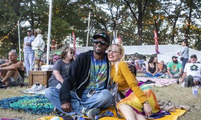 Couple at Mempho Music Festival
