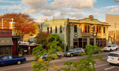 Overton Square Street Views in fall