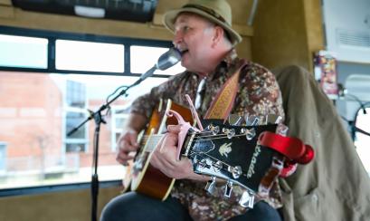 Musician Tour Guide on a Backbeat Tour