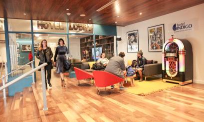 Hotel Indigo lobby