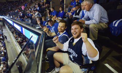 Elite 8 NCAA Fan Shot 11 Close Up