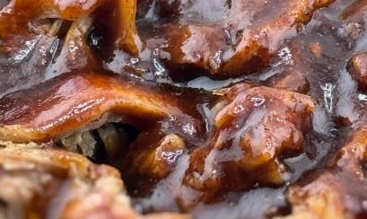 Marlowe's pork with sauce