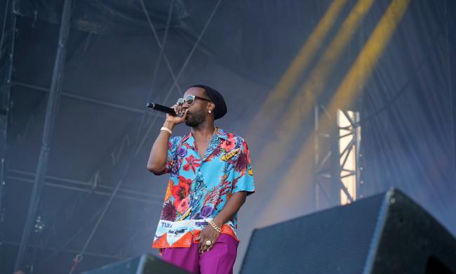 Juicy J performing at Beale Street Music Fest.