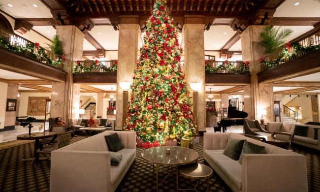 Peabody Christmas Tree in the Grand Lobby