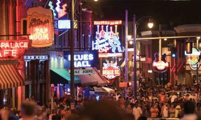 Beale Street at Night Beale Street at Night
