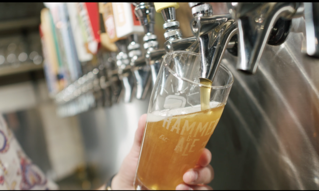 Beers on tap at Hammer &amp; Ale, Memphis, TN