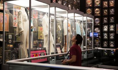Elvis costumes at Graceland, Memphis, TN Elvis costumes at Graceland, Memphis, TN
