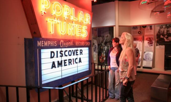 Memphis Rock n Soul Poplar Tunes Sign