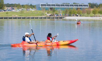 Kayaking at Shelby Farms Memphis