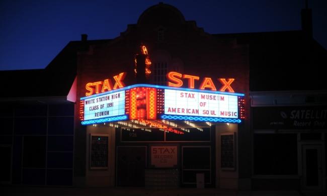 Stax Museum of American Soul Music sign. Photo Credit: Dan Ball