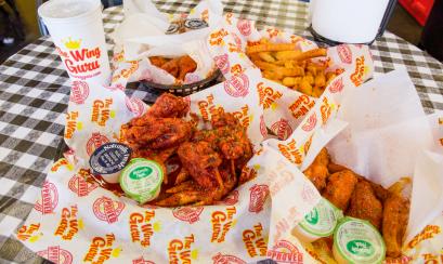 Try Honey Suicide wings at The Wing Guru. | Alex Shansky Try Honey Suicide wings at The Wing Guru. | Alex Shansky