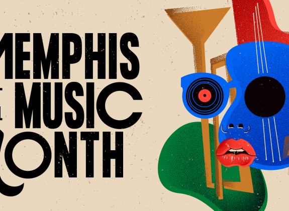 A large-scale view Memphis Music Month Promotional Artwork