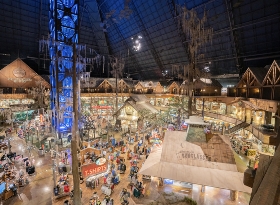 views from big cypress lodge of bass pro shop