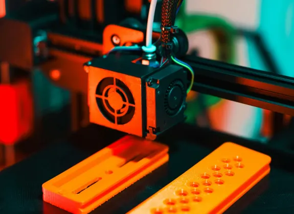 Red/Orange  3D Printer