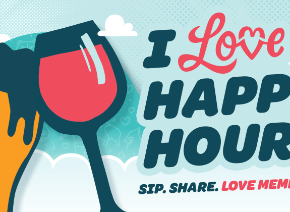i love happy hour graphic
