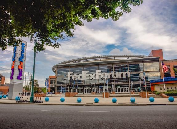 Exterior of FedExForum