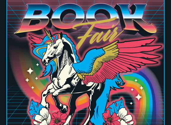 Book Fair Unicorn Poster