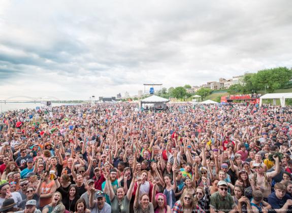 Beale Street Music Festival crowd