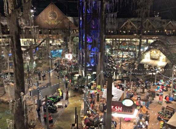 Bass Pro Pyramid shopping ground floor