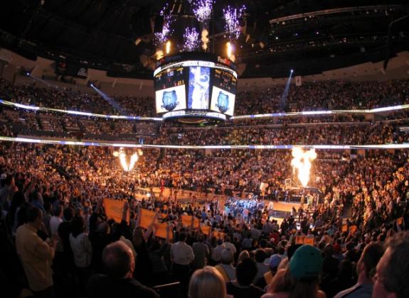 Memphis Grizzlies playing at FedExForum. Photo Credit: Joe Murphy/NBAE/Getty Images