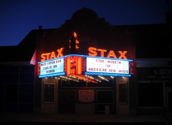 Stax Museum of American Soul Music sign. Photo Credit: Dan Ball