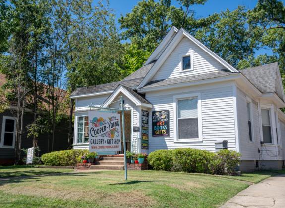 Photographs of the interior and exterior of the Cooper Young Gift Shop Photo