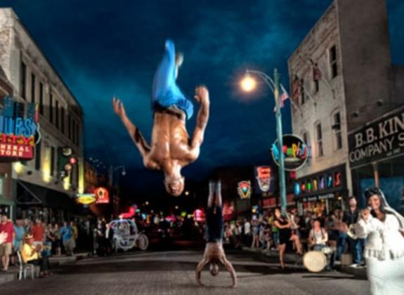 World-Famous Beale Street Flippers. Photo by Phillip Parker. Photo