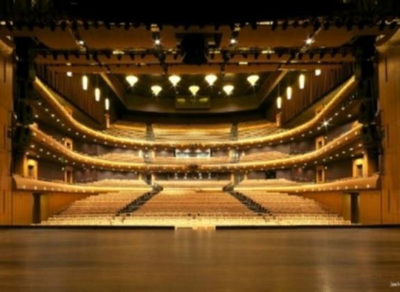 Stage view of The Cannon Center for Performing Arts. Photo by Jack Kenner. Photo 2