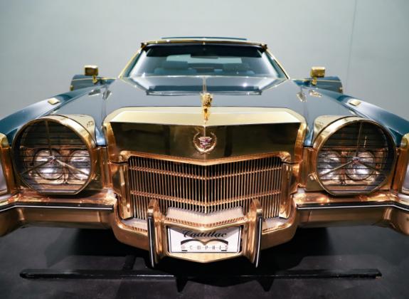 Isaac Hayes' Cadillac located at the Stax Museum of American Soul Music Photo 2